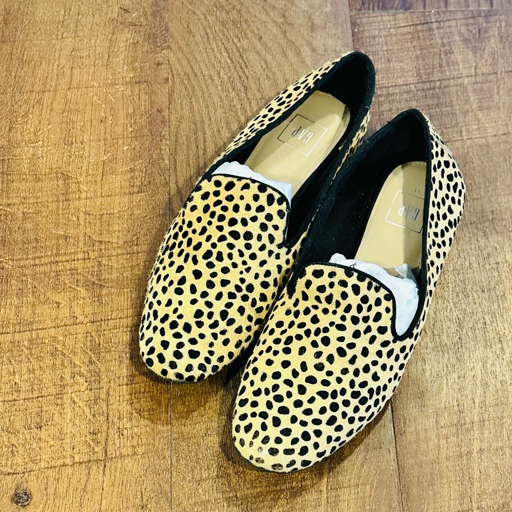 Gap Leopard Print Loafers Size 11
